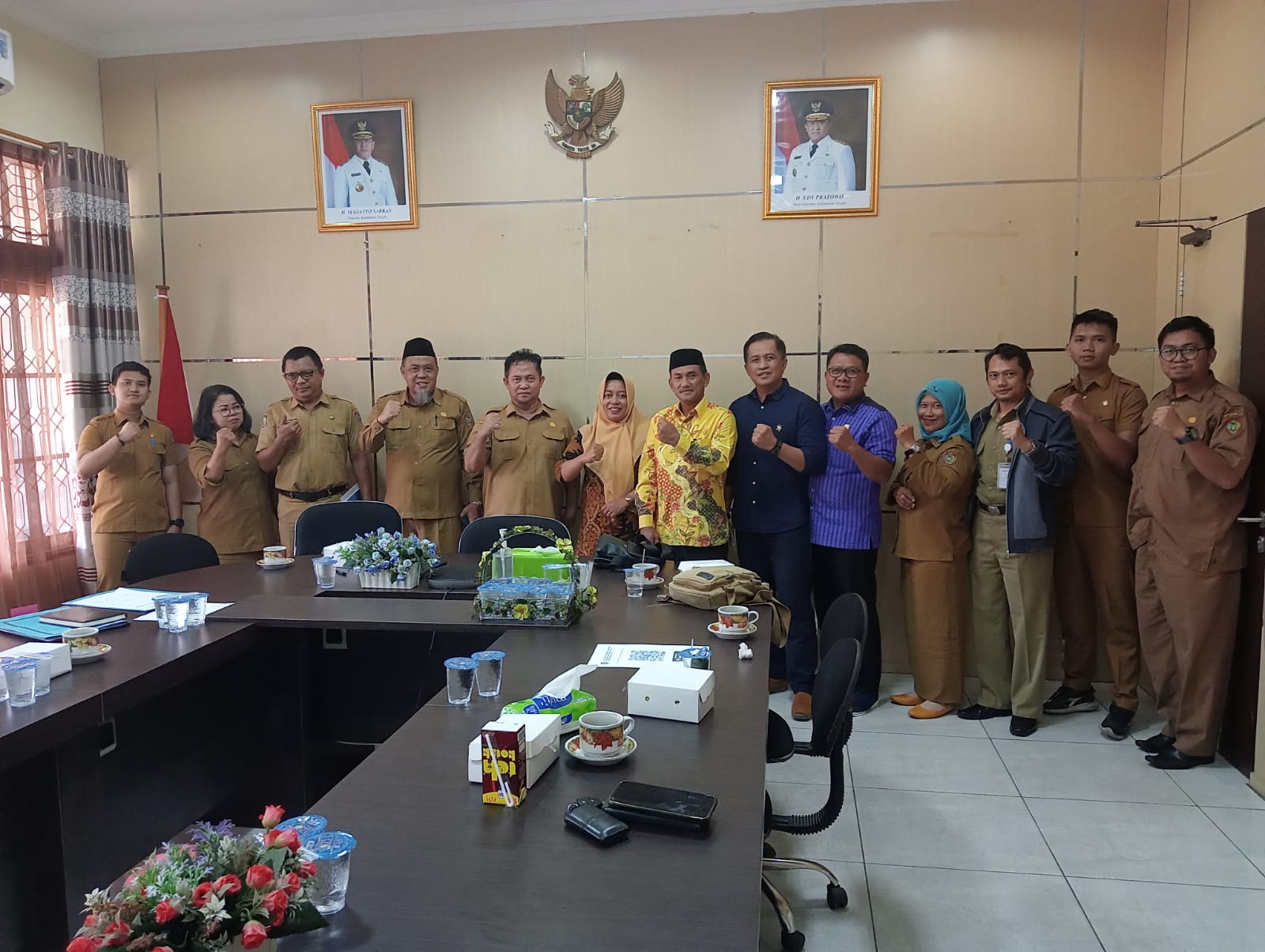 Kunjungan Komisi A DPRD Kabupaten Kotawaringin Barat Ke Disdukcapil Prov. Kalteng