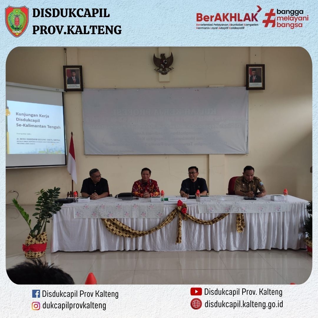 Kegiatan Kaji Tiru Disdukcapil Se Kalimatan Tengah Ke Disdukcapil Prov. Jawa Barat