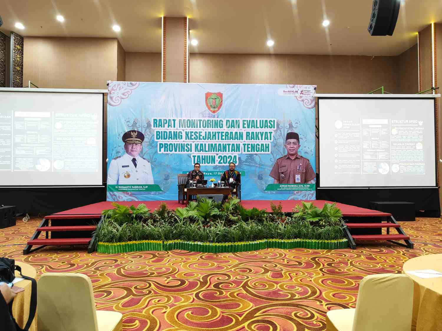 Rapat Monitoring dan Evaluasi Bidang Kesejahteraan Rakyat Provinsi Kalimantan Tengah Tahun 2024