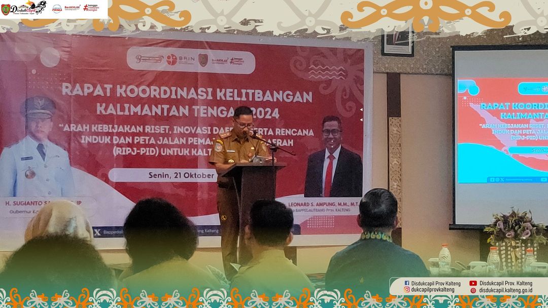 Rapat Koordinasi Kelitbangan Kalimantan Tengah 2024.