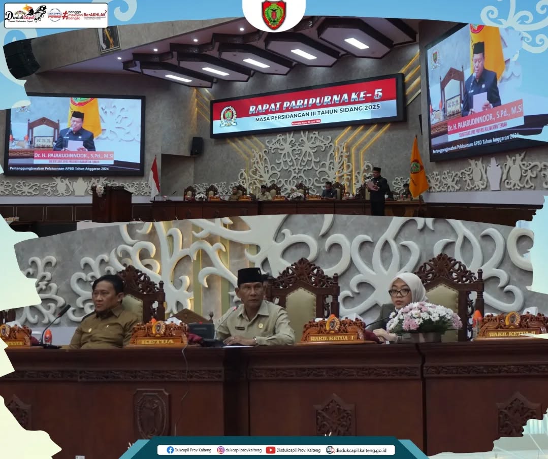 Rapat Paripurna ke-5 DPRD Provinsi Kalimantan Tengah