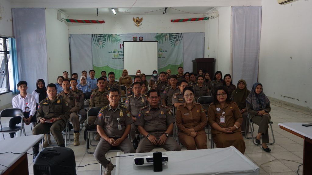 SOSIALISASI DAN AKTIVASI IDENTITAS KEPENDUDUKAN DIGITAL  DI SATUAN POLISI PAMONG PRAJA