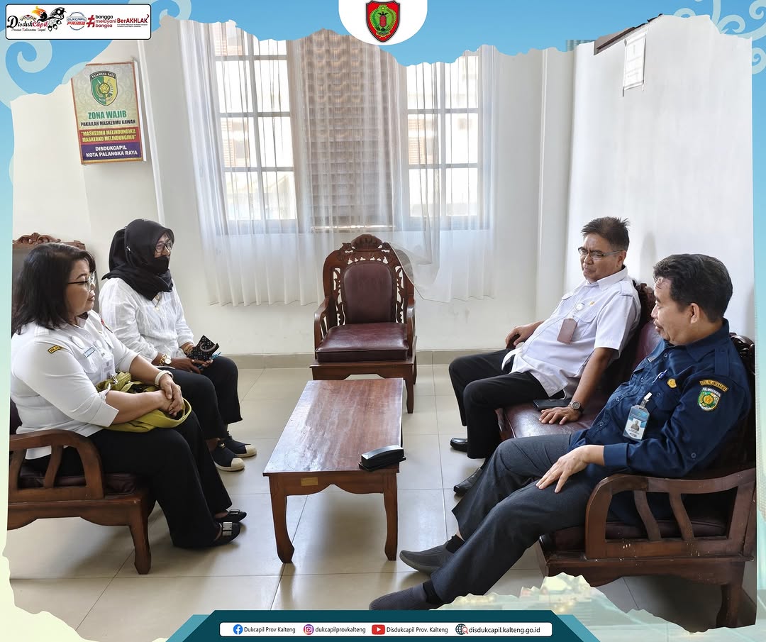 Kunjungan Ke Dinas Kependudukan dan Pencatatan Sipil Kota Palangka Raya