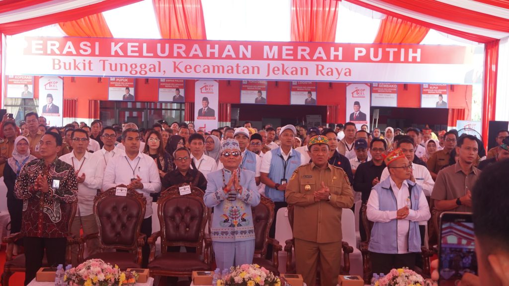 Peresmian Gedung Kantor Koperasi Merah Putih Bukit Tunggal Oleh Gubernur Kalimantan Tengah