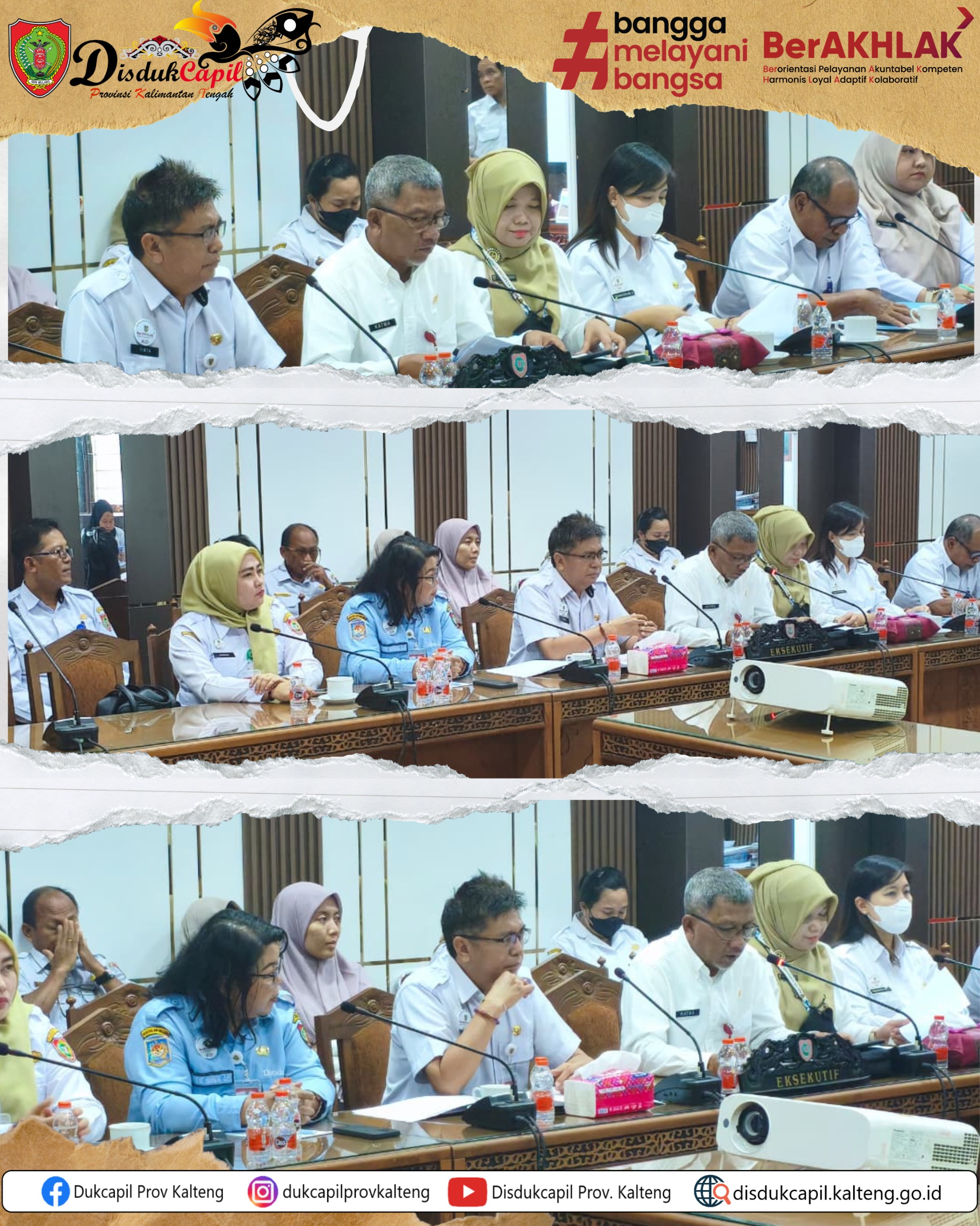 Rapat Kerja Komisi I DPRD Prov. Kalteng dengan perangkat daerah Prov. Kalteng