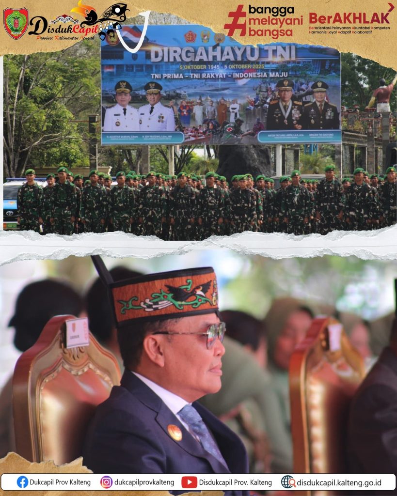 Upacara Peringatan Hari Ulang Tahun (HUT) Ke-80 Tentara Nasional Indonesia