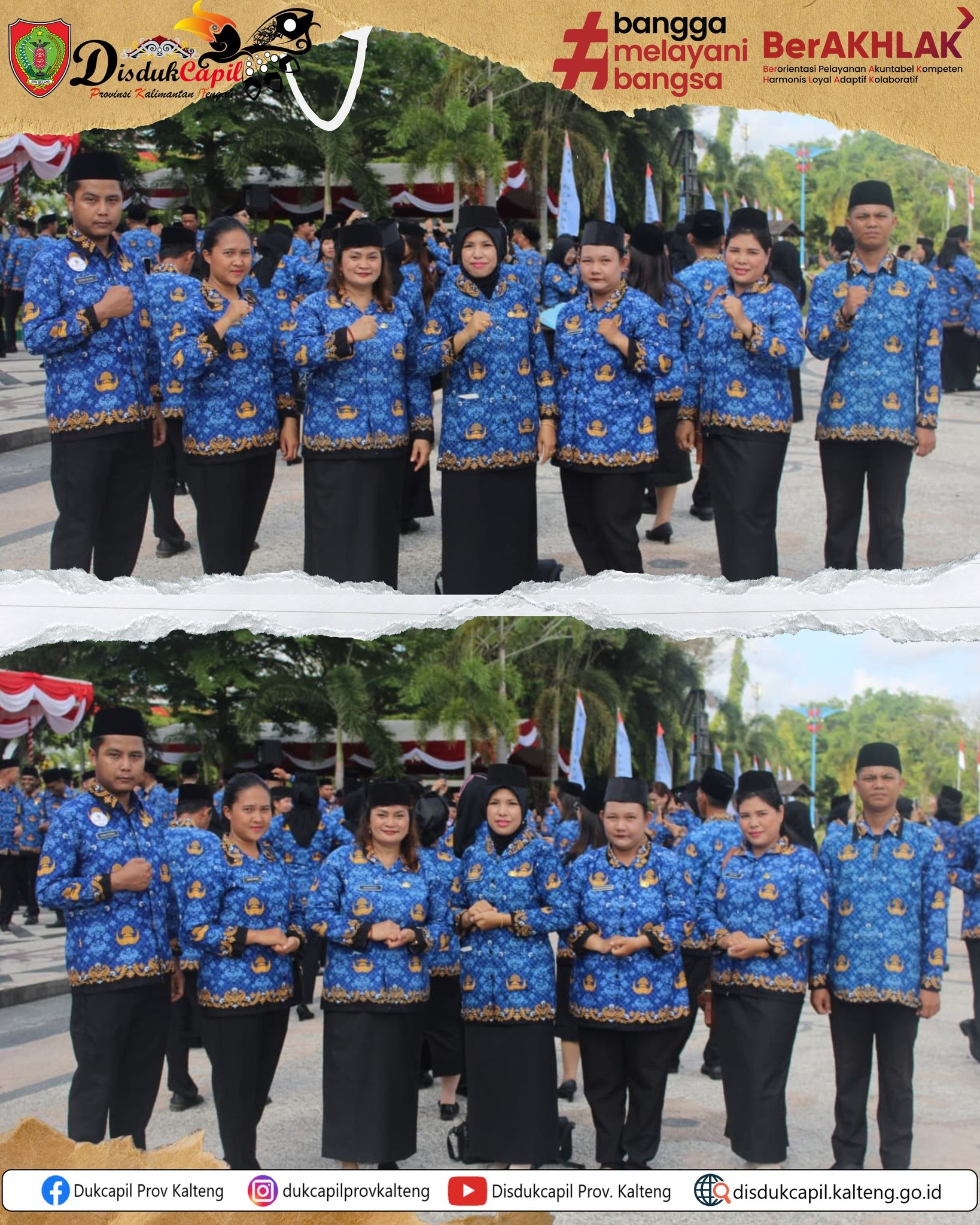 Penyerahan Surat Keputusan Pegawai Pemerintah dengan Perjanjian Kerja Tahap II dan Pegawai Paruh Waktu