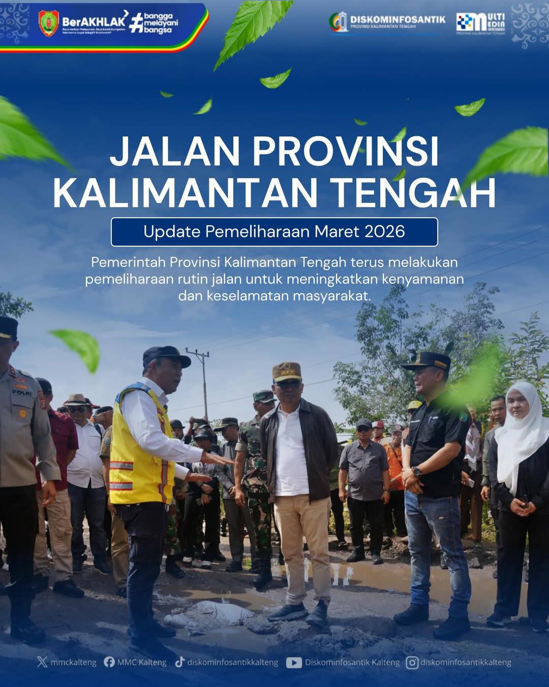 Pemprov Kalteng Tingkatkan Pemeliharaan Jalan di Berbagai Wilayah